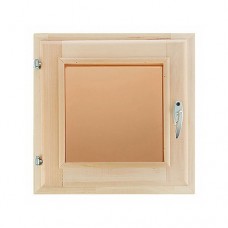DoorWood Форточка 60х60 стеклопакет (хвоя)